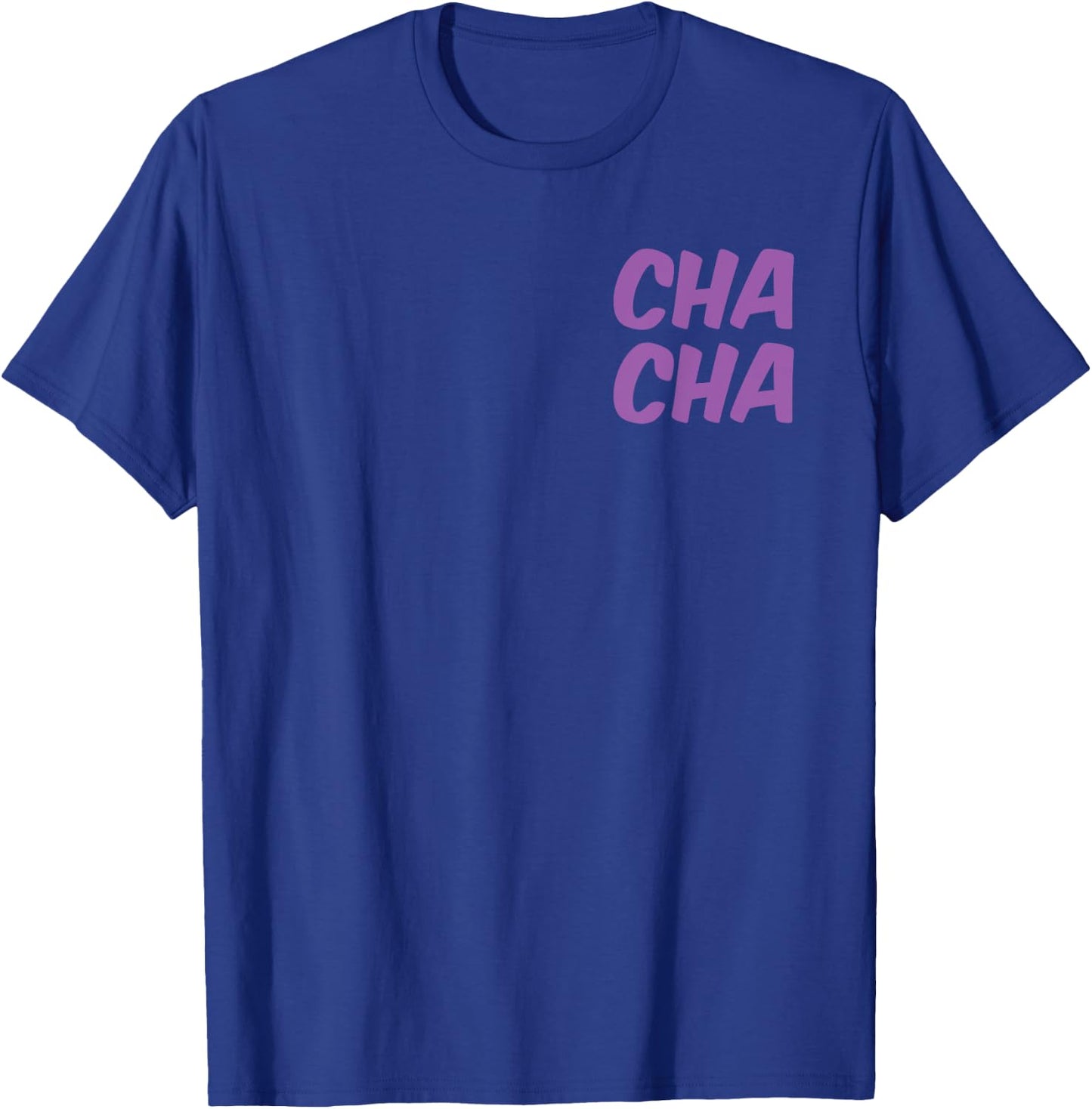 Cha Smooth Meme Front & Back T-Shirt - T-Shirt | Royal