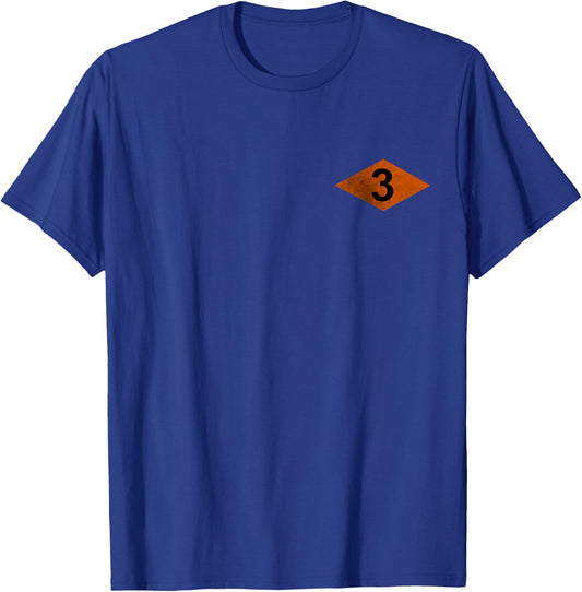 Vintage Ranger Diamond 3rd Battalion RLTW Logo Military Papa T-Shirt - T-Shirt | Royal