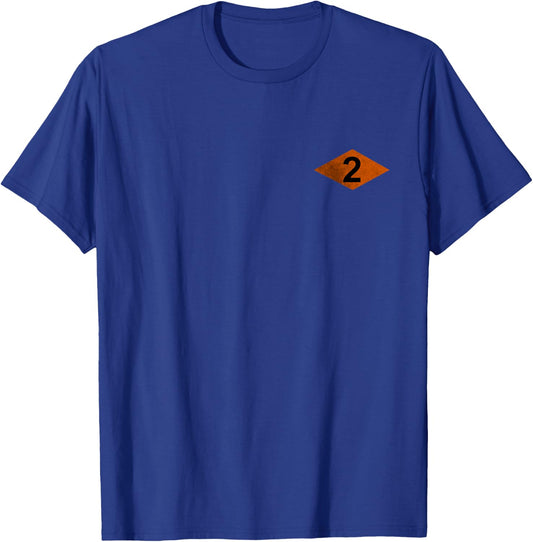 Ranger Orange Diamond 2nd Battalion RLTW Logo Veterans Day T-Shirt - T-Shirt | Royal