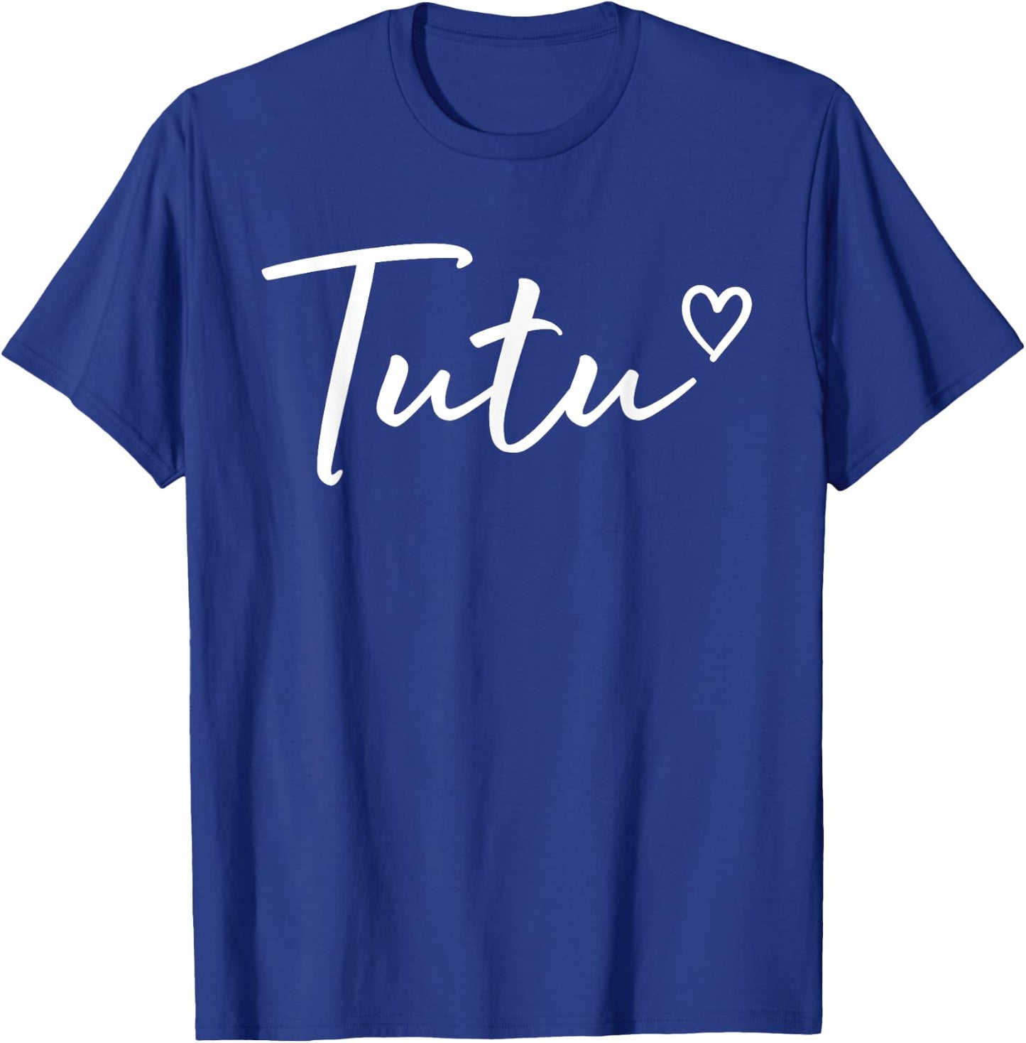 Tutu Gifts Grandma Heart Mother's Day Tutu T-Shirt - T-Shirt | Royal
