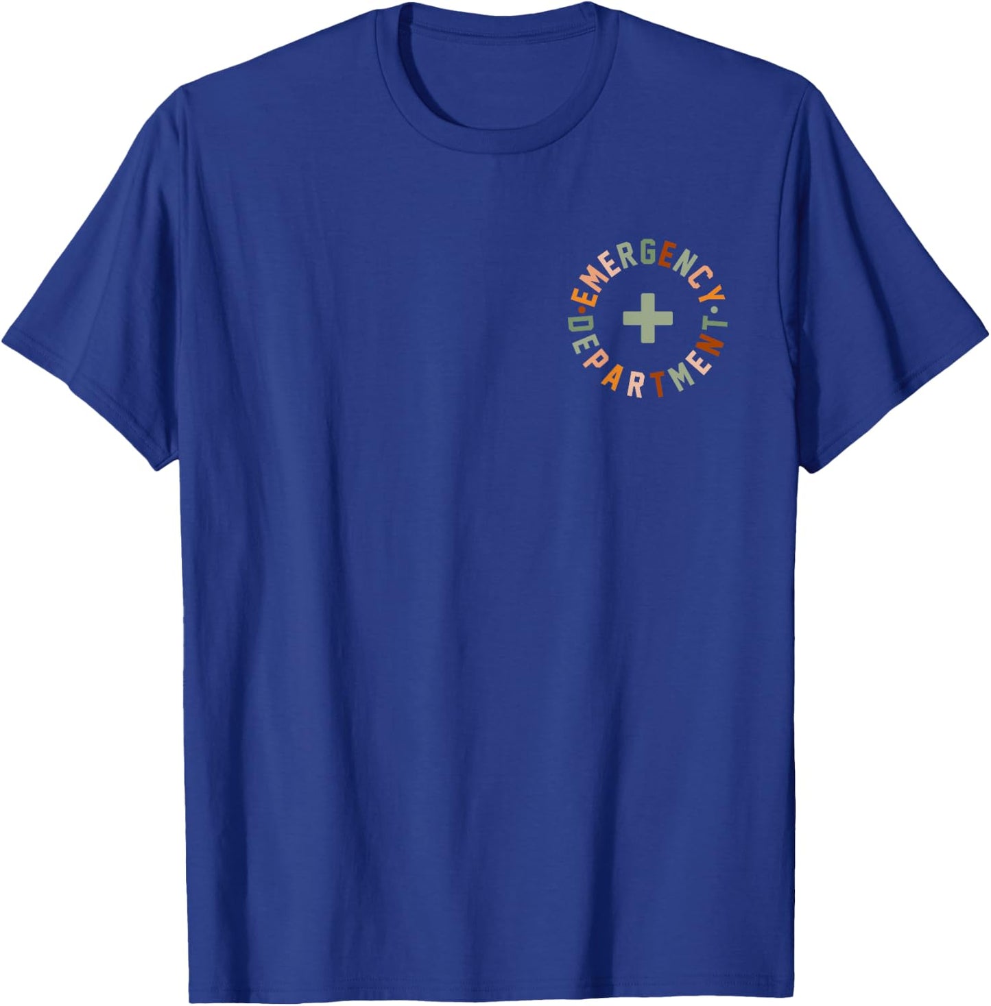 Emergency Department Vintage Emergency Room ER Nurse Cute ED T-Shirt - T-Shirt | Royal