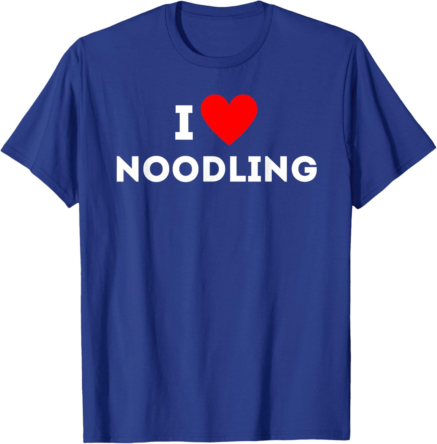 Fun Graphic-I love noodling T-Shirt - T-Shirt | Royal