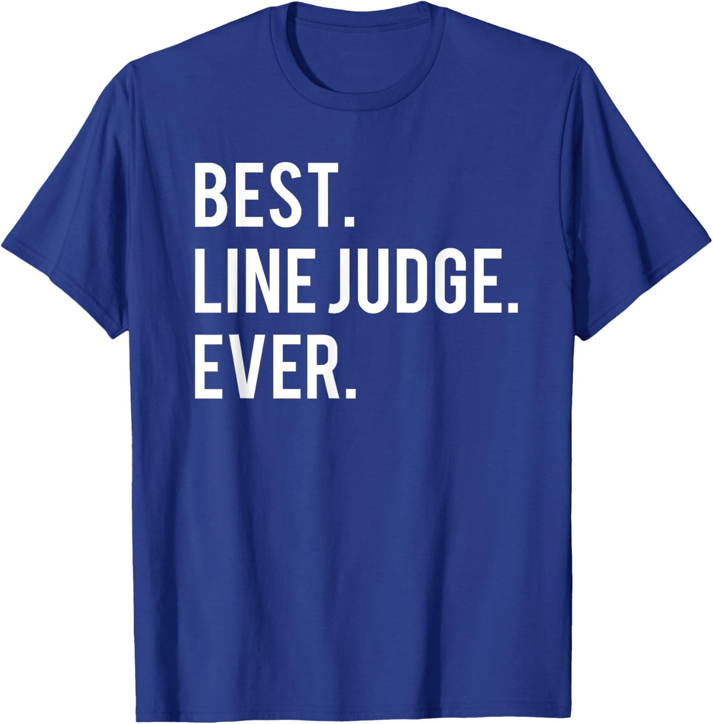 Best Line Judge Ever Funny Volleyball T-Shirt - T-Shirt | Royal