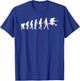Evolution Guitar Player Guitarist Rock Musician T-Shirt - T-Shirt | Royal