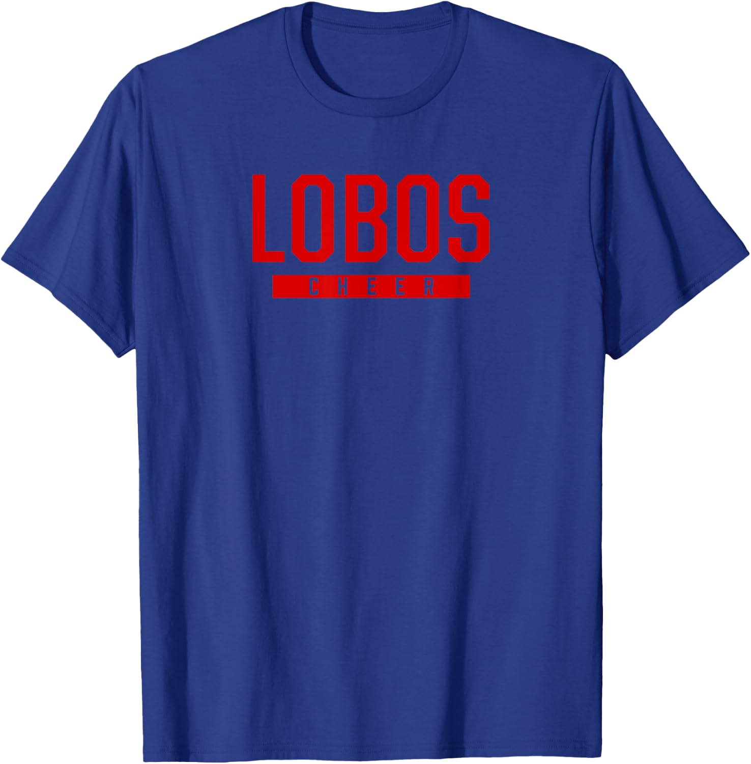 Langham Creek Lobos Cheer HS T-Shirt - T-Shirt | Royal