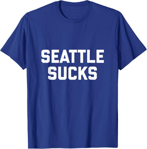 Seattle Sucks T-Shirt - T-Shirt | Royal
