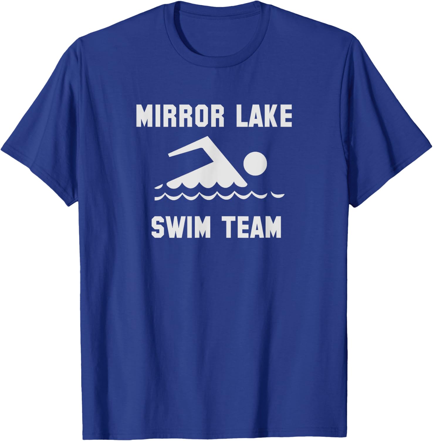 Mirror Lake - Columbus, Ohio Swim Team T-Shirt - T-Shirt | Royal
