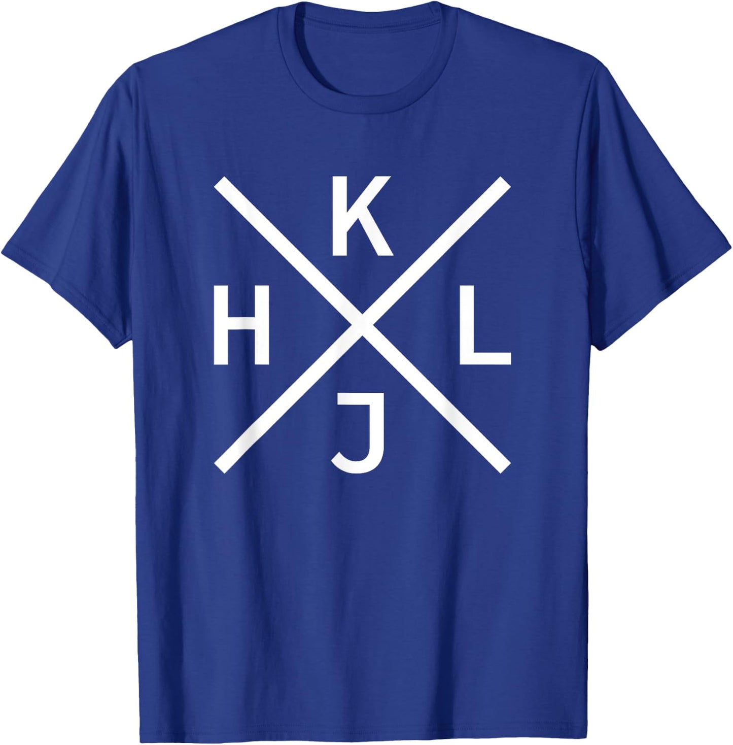 HJKL Design for Programmers Using vi/Vim - White Graphic T-Shirt - T-Shirt | Royal