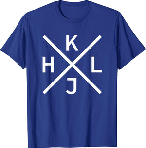 HJKL Design for Programmers Using vi/Vim - White Graphic T-Shirt - T-Shirt | Royal