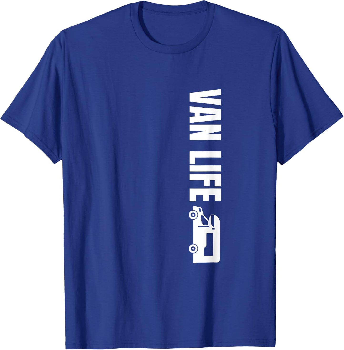 Vanlife Nomads Vintage Distressed Van Life T-Shirt - T-Shirt | Royal