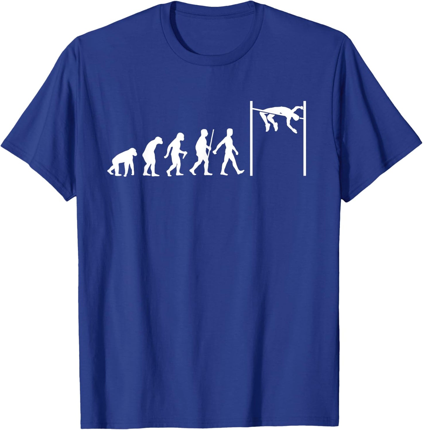 Funny High Jump Art Women Track & Field High Jumping T-Shirt - T-Shirt | Royal