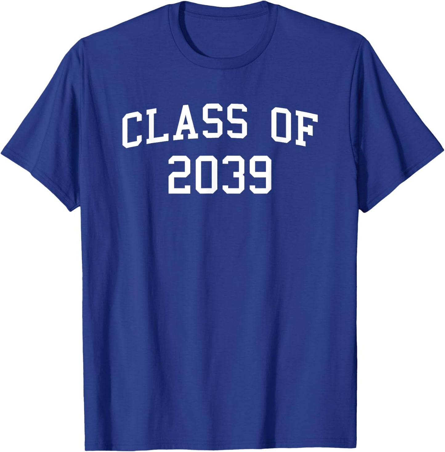 Class of 2039 Grow with Me Preschool First Day Photo T-Shirt - T-Shirt | Royal