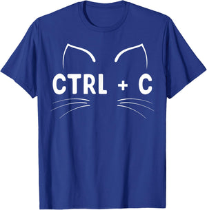 Copy Cat Halloween Costume for Cat Lover Pet Owner Couples T-Shirt - T-Shirt | Royal