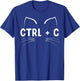 Copy Cat Halloween Costume for Cat Lover Pet Owner Couples T-Shirt - T-Shirt | Royal