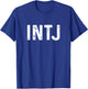 Intj T-Shirt - T-Shirt | Royal
