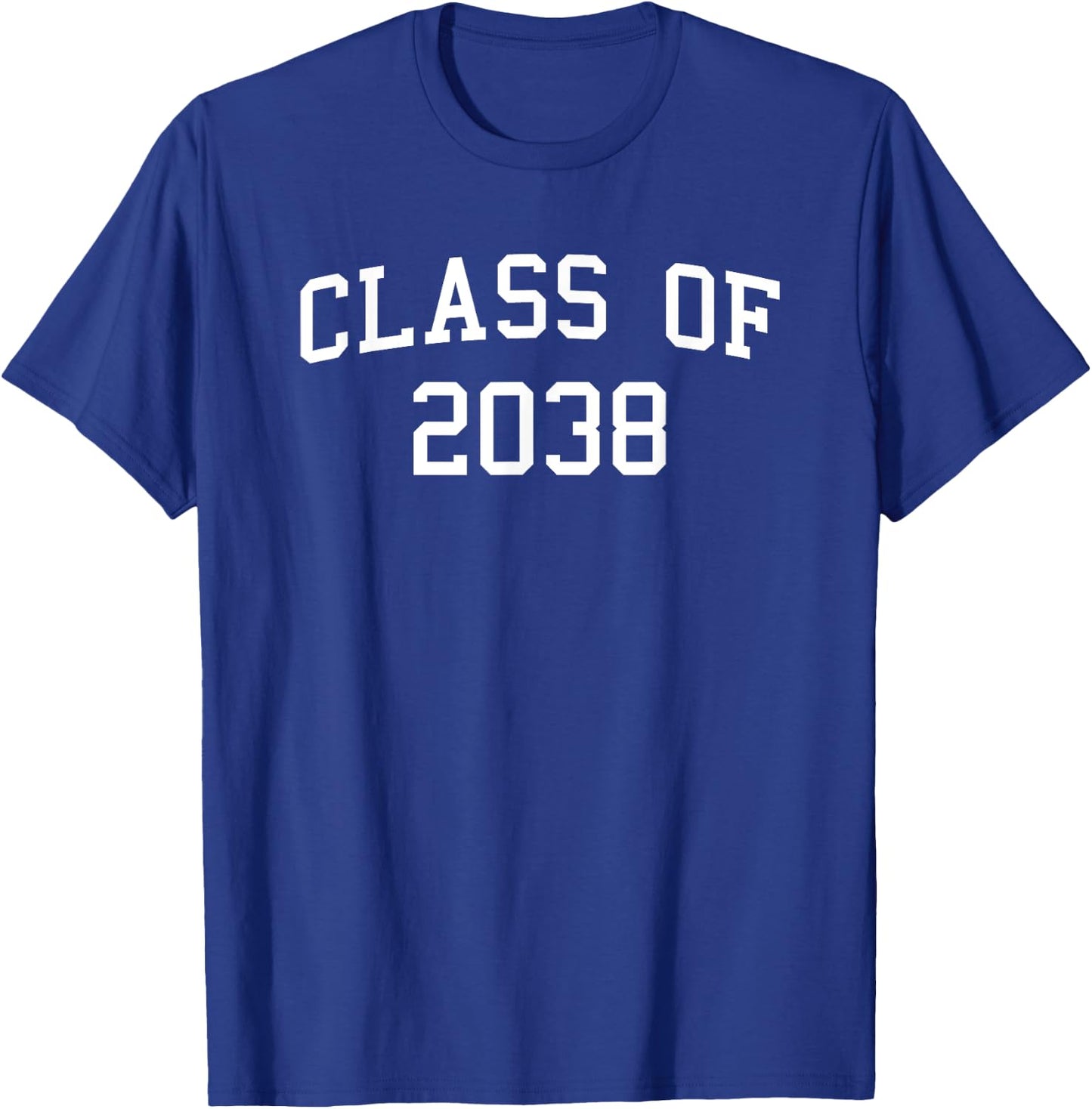 Class of 2038 Grow with Me Pre-K First Day Photo T-Shirt - T-Shirt | Royal