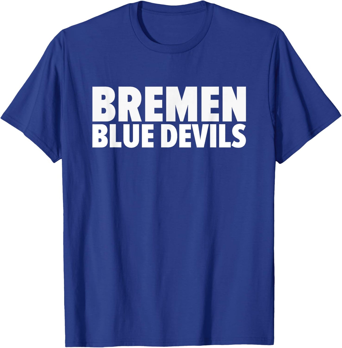 Bremen Blue Devils Bold T-Shirt - T-Shirt | Royal
