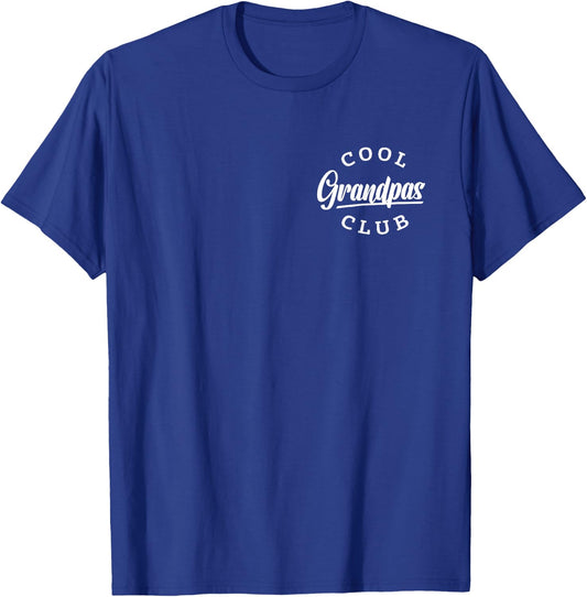 Cool Grandpas Club Pocket Funny Father's Day Cool Grandpa T-Shirt - T-Shirt | Royal