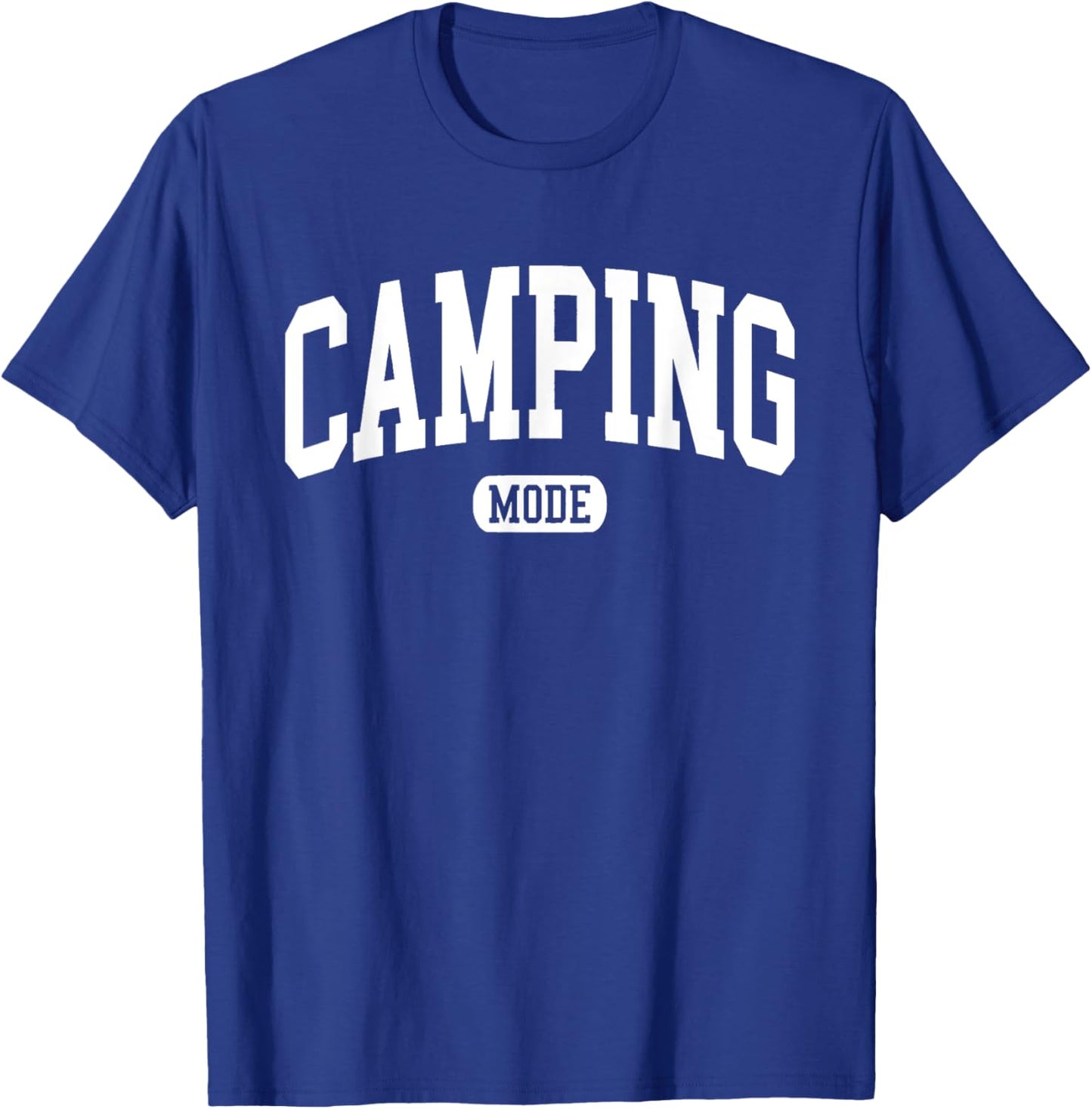 Retro Camping Mode Camper Hiking Lover Camping Crew Outside T-Shirt - T-Shirt | Royal