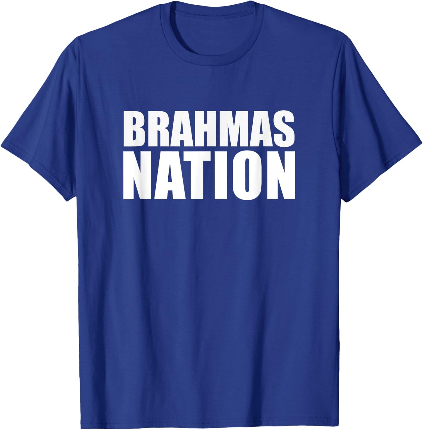 Macarthur Brahmas Nation HS T-Shirt - T-Shirt | Royal