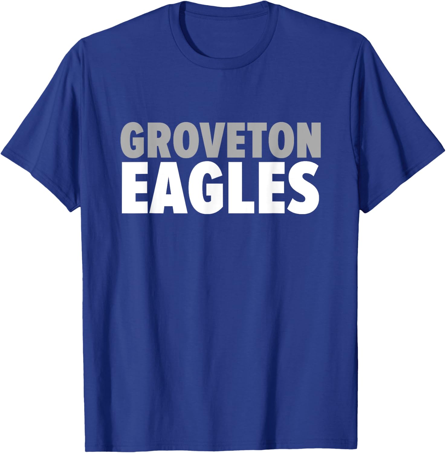 Groveton Eagles Bold T-Shirt - T-Shirt | Royal