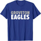 Groveton Eagles Bold T-Shirt - T-Shirt | Royal