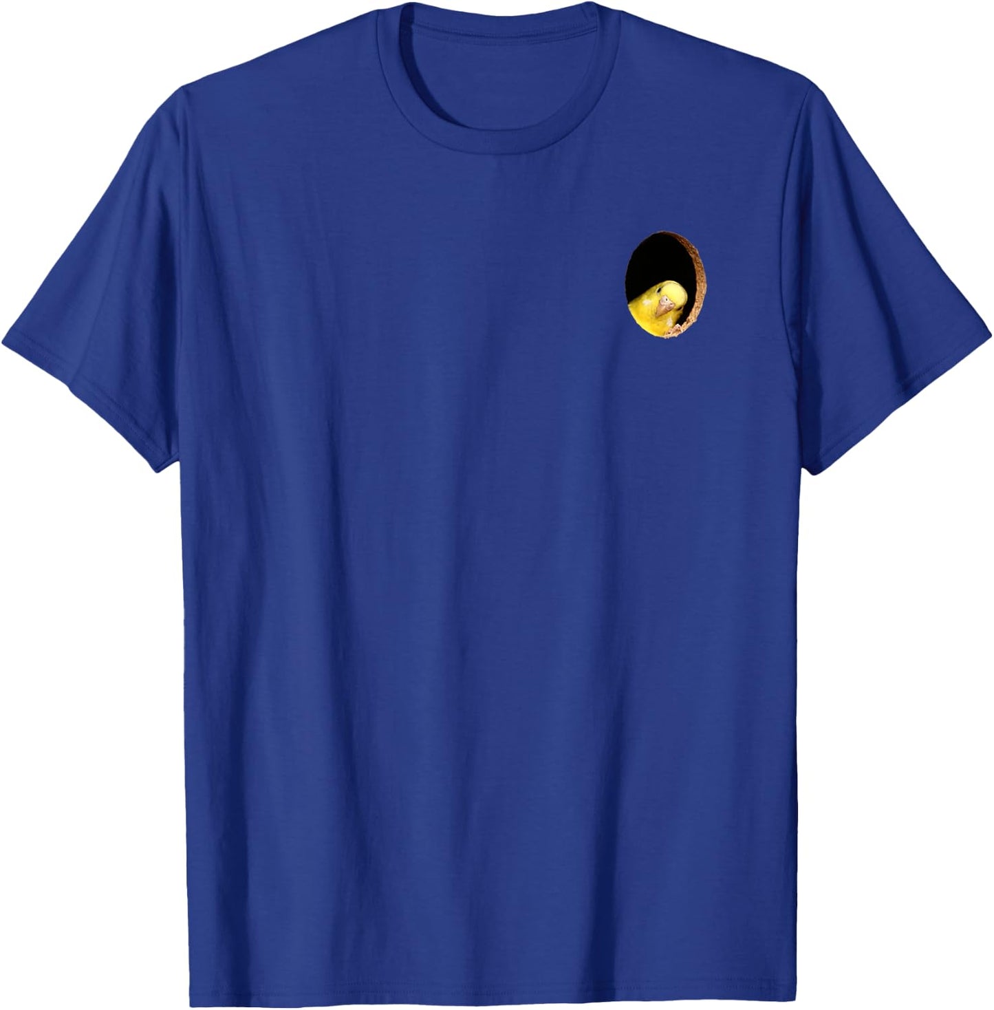 Funny Budgerigar Yellow Budgie Parakeet Pet Bird Lover Gift T-Shirt - T-Shirt | Royal