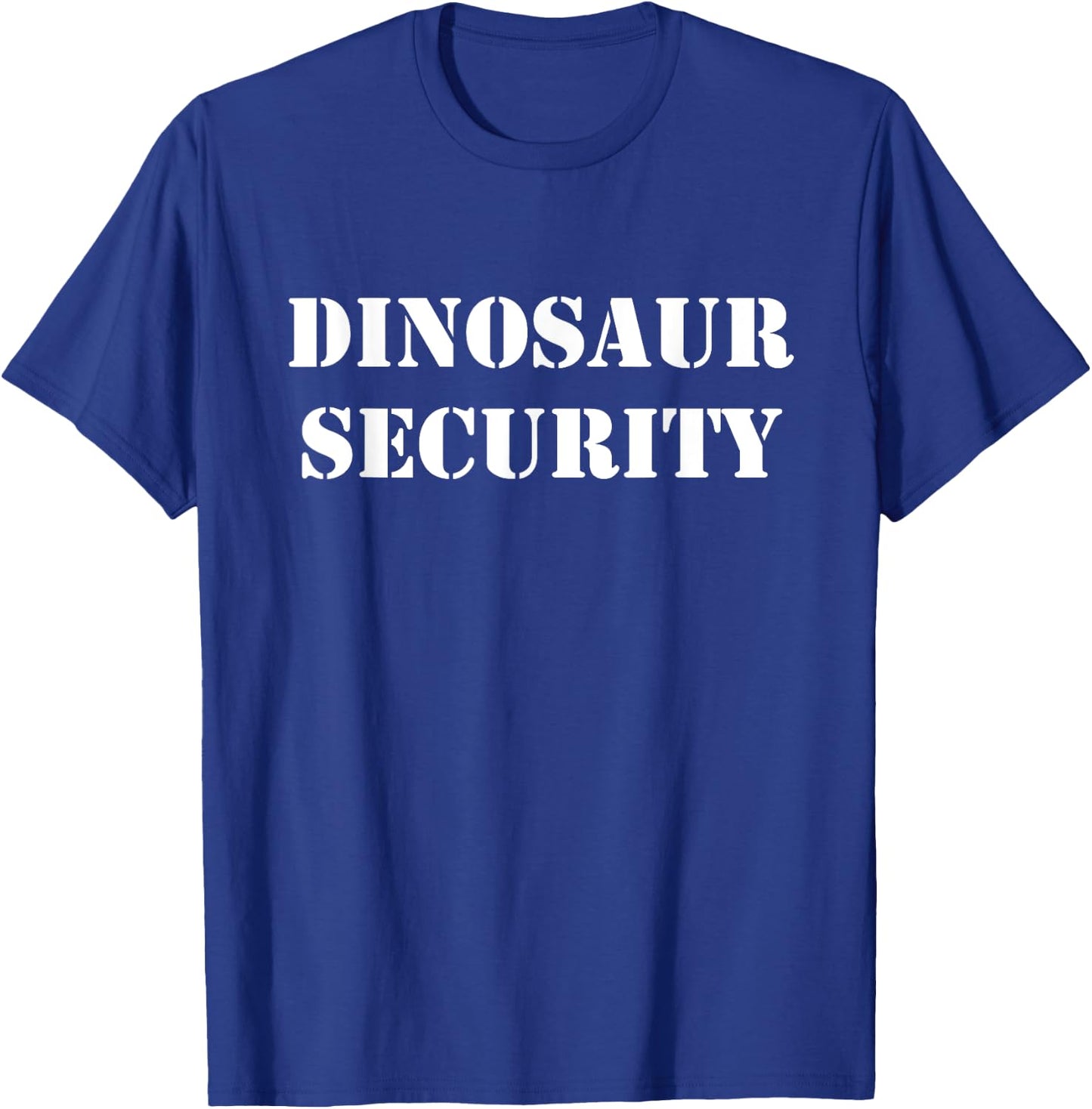 Funny Dinosaur Security Halloween Chaperone Costume Party T-Shirt - T-Shirt | Royal