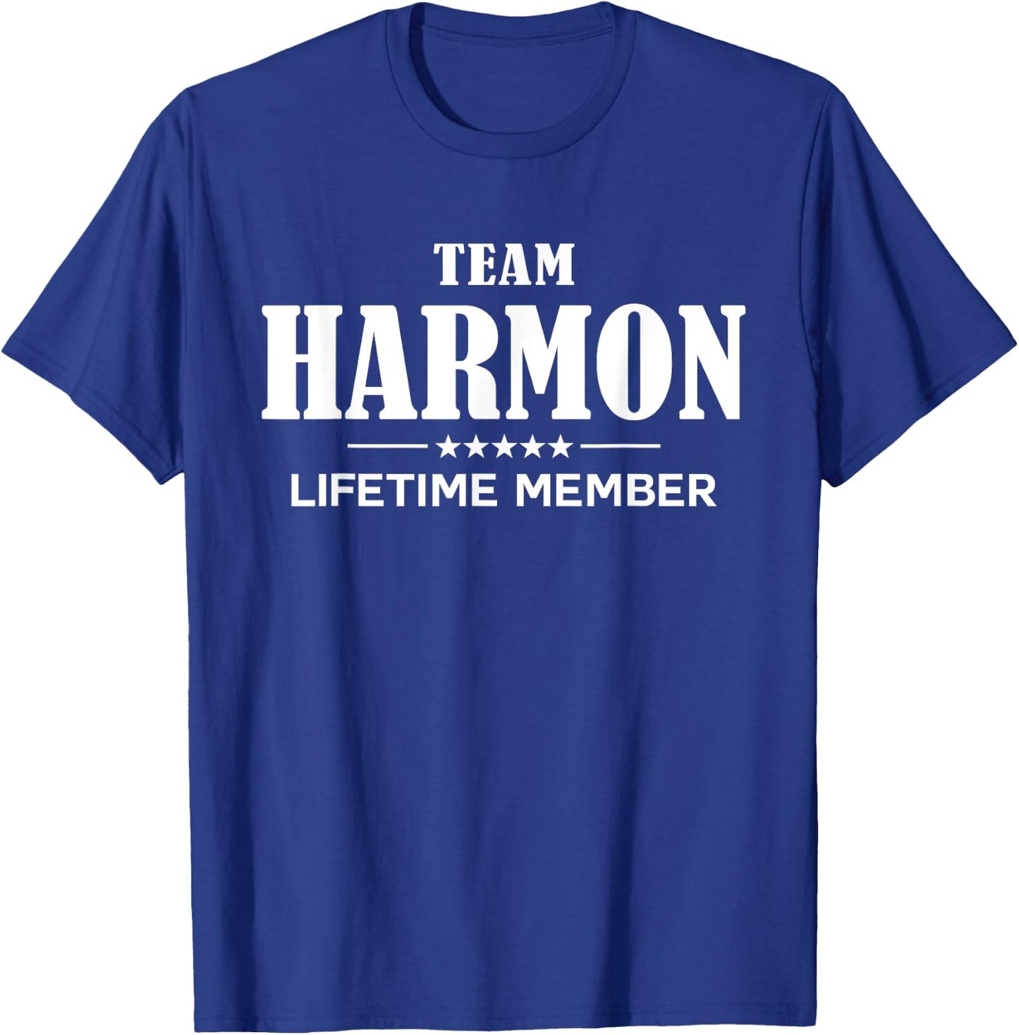 Team HARMON Lifetime Member HARMON Family T-Shirt - T-Shirt | Royal