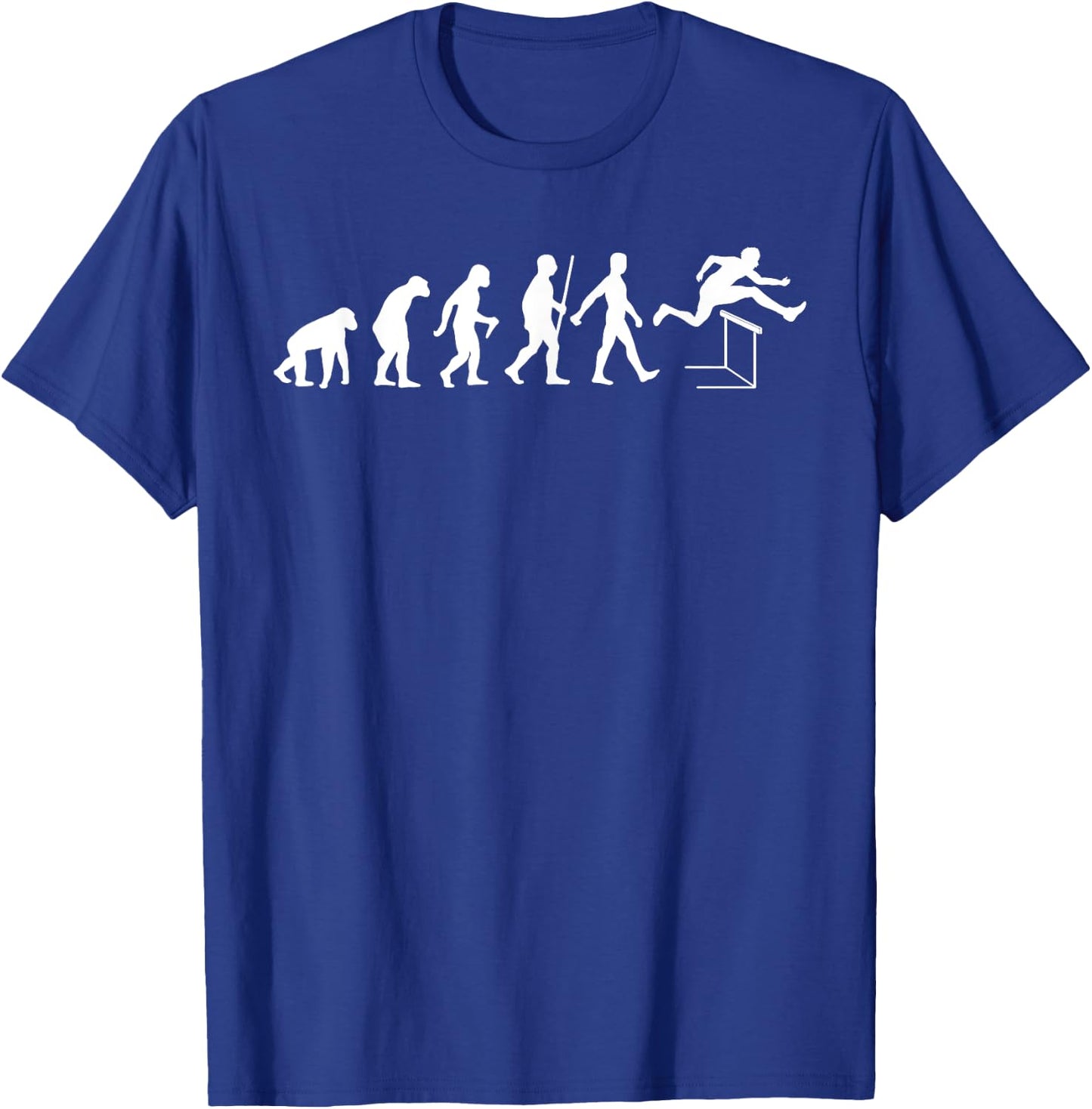 Funny Hurdles Runner Women Track & Field Athlete T-Shirt - T-Shirt | Royal