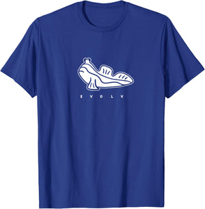 Mudskipper fish. Funny minimalist art of a fish T-Shirt - T-Shirt | Royal
