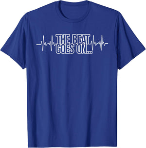 Funny Heart Transplant Art Men Women Heart Attack Survivor T-Shirt - T-Shirt | Royal