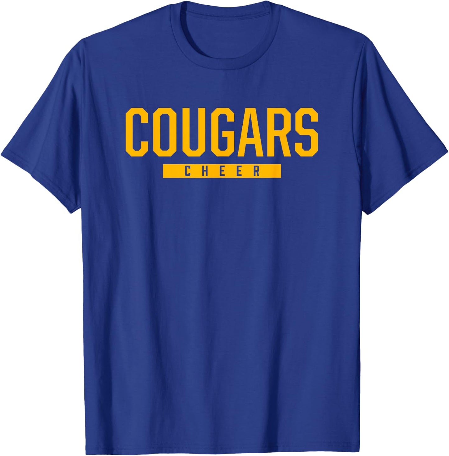 Del Campo Cougars Cheer HS T-Shirt - T-Shirt | Royal