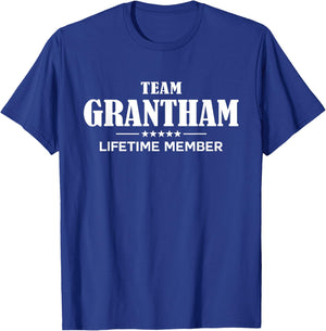 Team GRANTHAM Lifetime Member GRANTHAM Family T-Shirt - T-Shirt | Royal