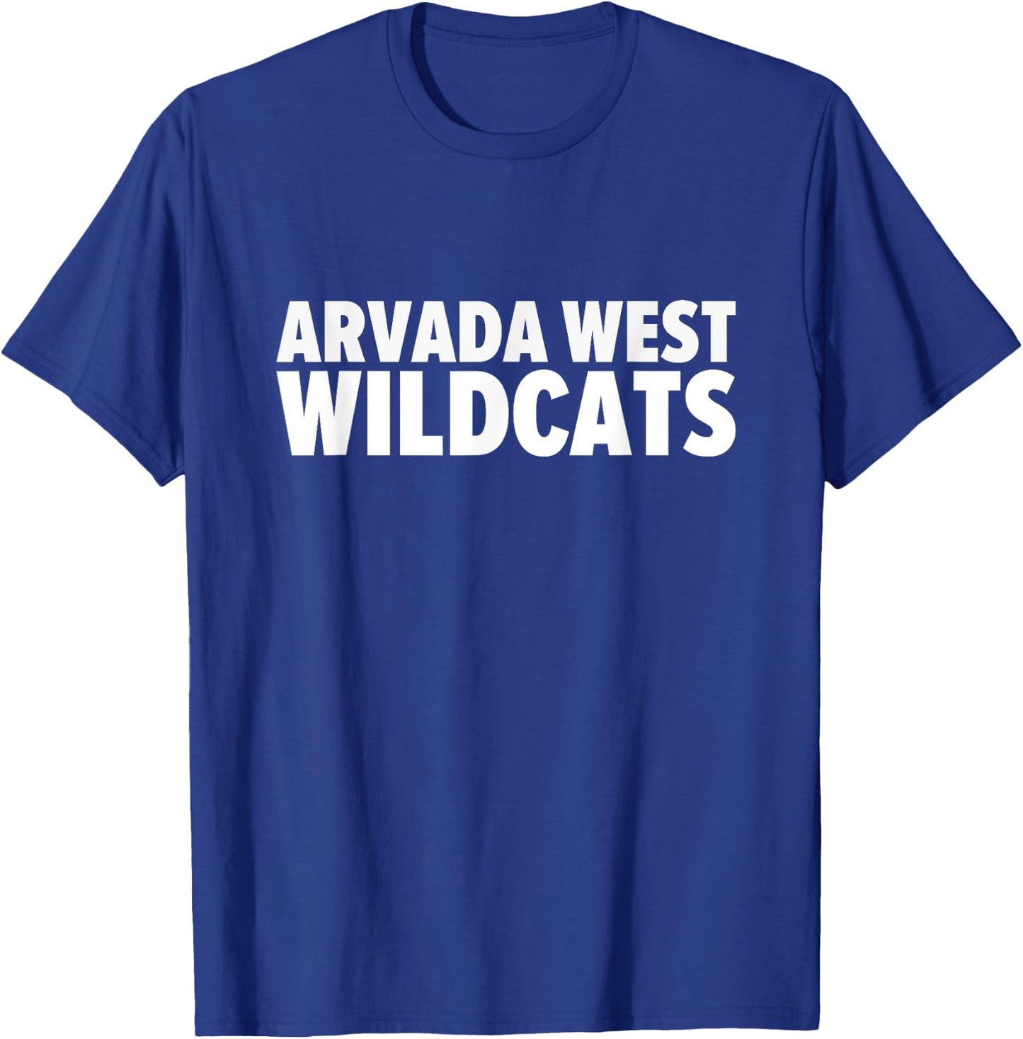Arvada West Wildcats Bold T-Shirt - T-Shirt | Royal