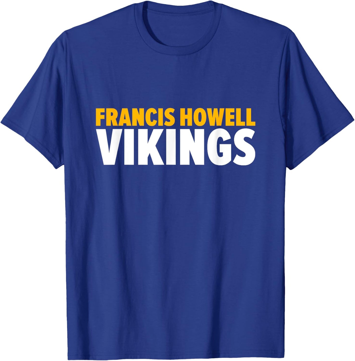 Francis Howell Vikings Bold T-Shirt - T-Shirt | Royal