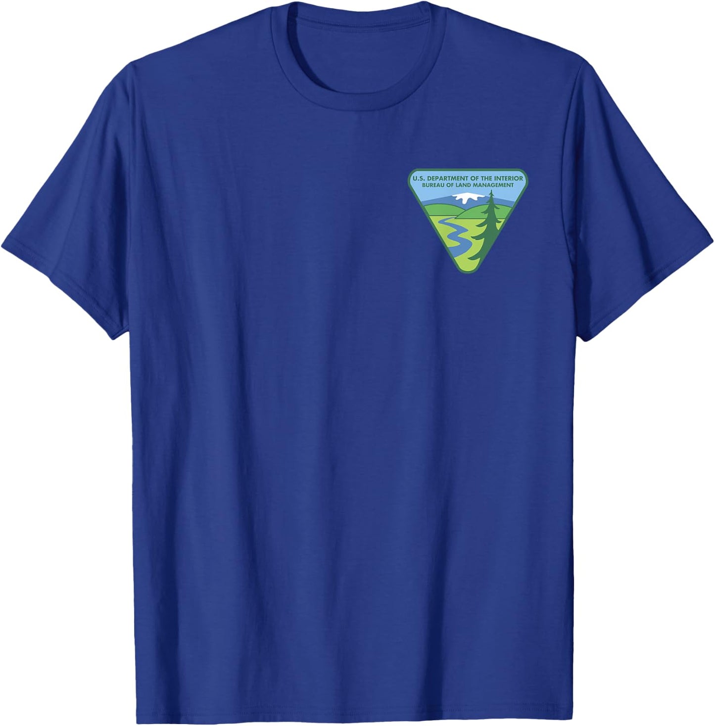 The Original BLM -- Bureau of Land Management (Color) T-Shirt - T-Shirt | Royal