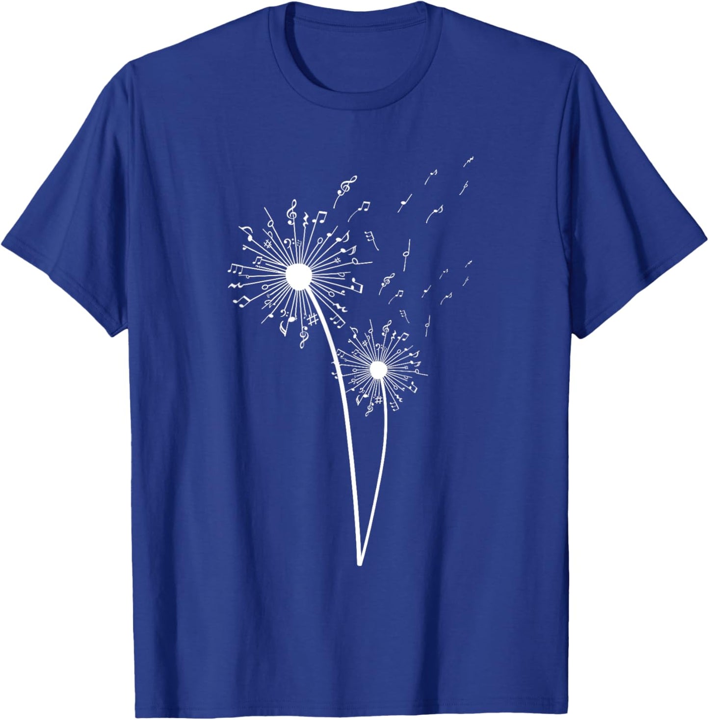 Music Note Design Women Music Teacher Music Lover T-Shirt - T-Shirt | Royal