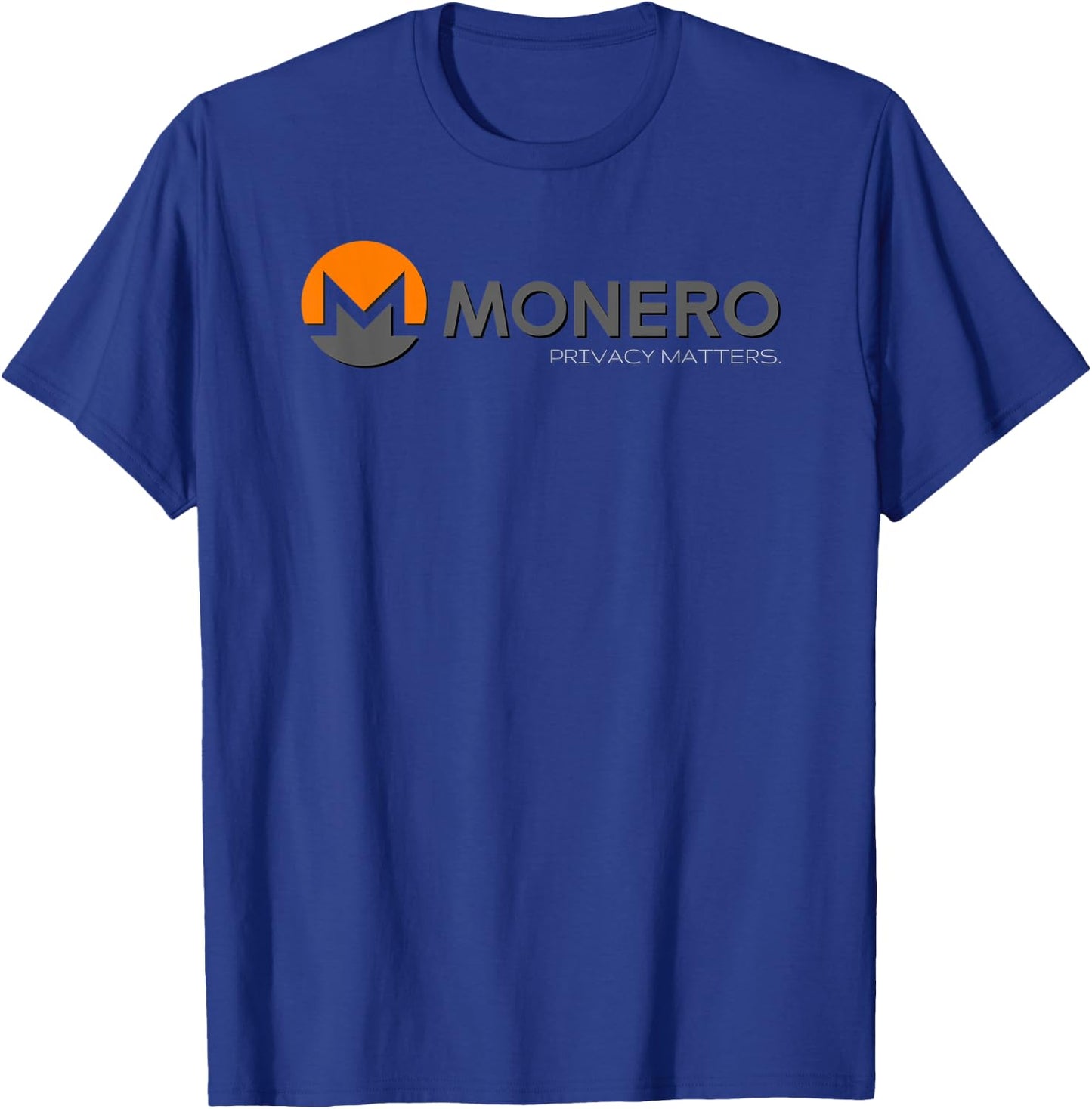 Monero Coin | Privacy Matters Monero T-Shirt - T-Shirt | Royal