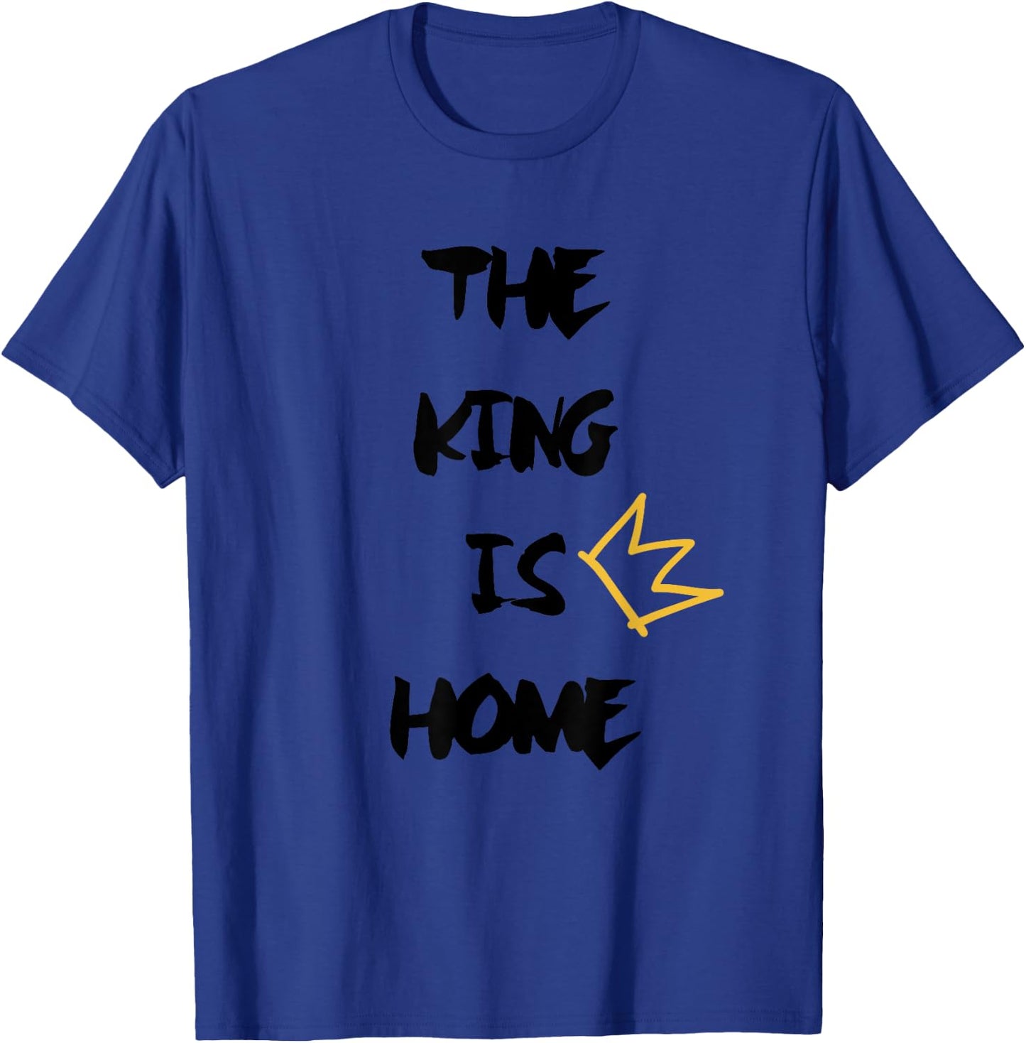 Clevelan to LA- The King is Home- LA'Bron Basketball T-Shirt - T-Shirt | Royal