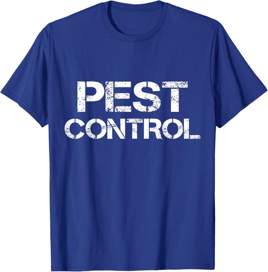 Pest control exterminator funny costume for halloween party T-Shirt - T-Shirt | Royal
