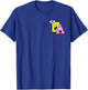 SpongeBob SquarePants Be Happy! BFFs Shapes Pocket Logo T-Shirt - T-Shirt | Royal