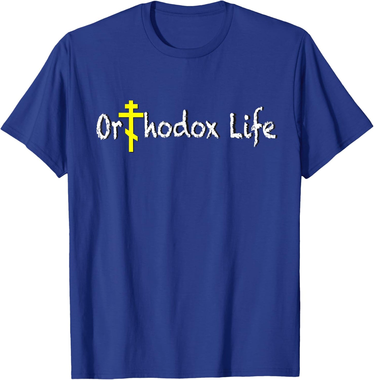 2 Sided Orthodox Life , Small, Black T-Shirt - T-Shirt | Royal