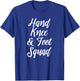 Hand Knee And Foot Squad Card Game Group T-Shirt - T-Shirt | Royal