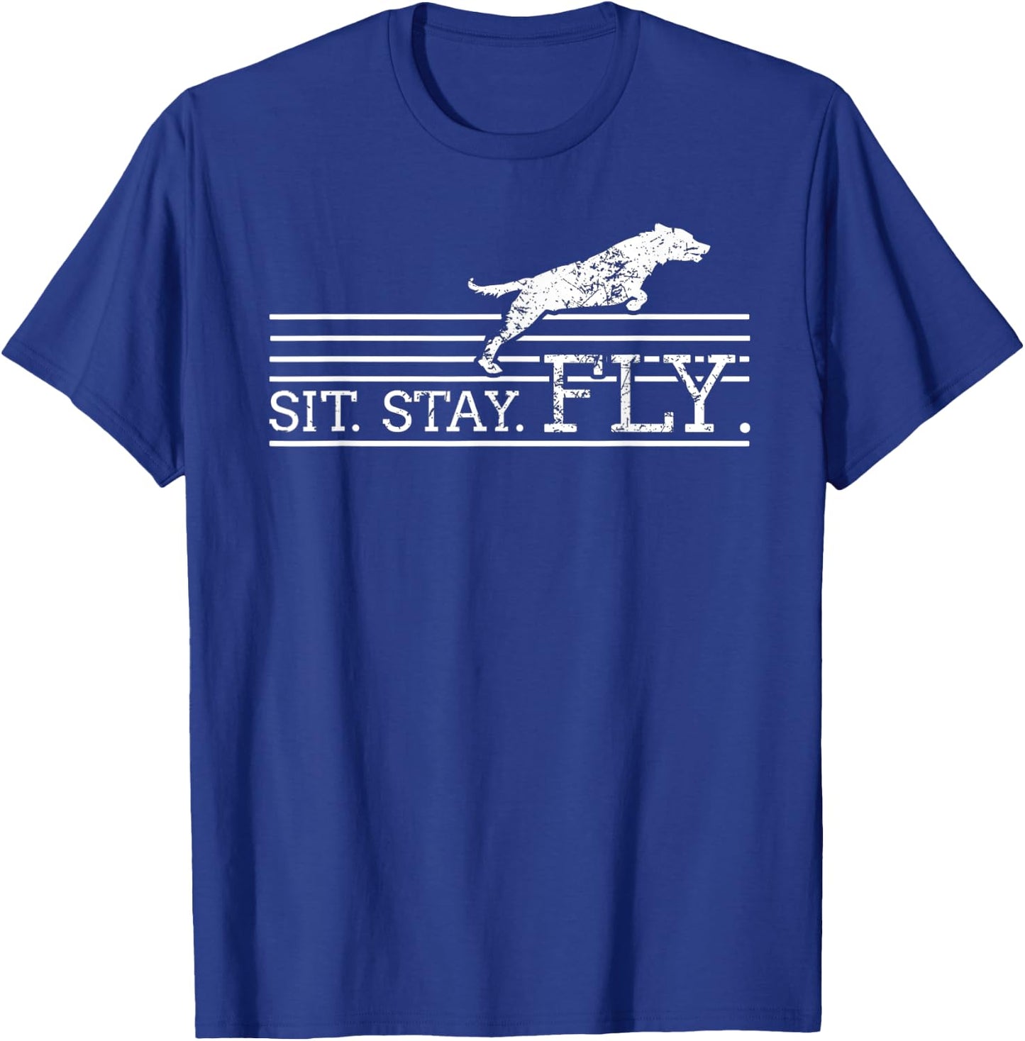 Labrador Retriever Sit Dock Diving Dog Breeder Pet Gift Men Women T-Shirt - T-Shirt | Royal