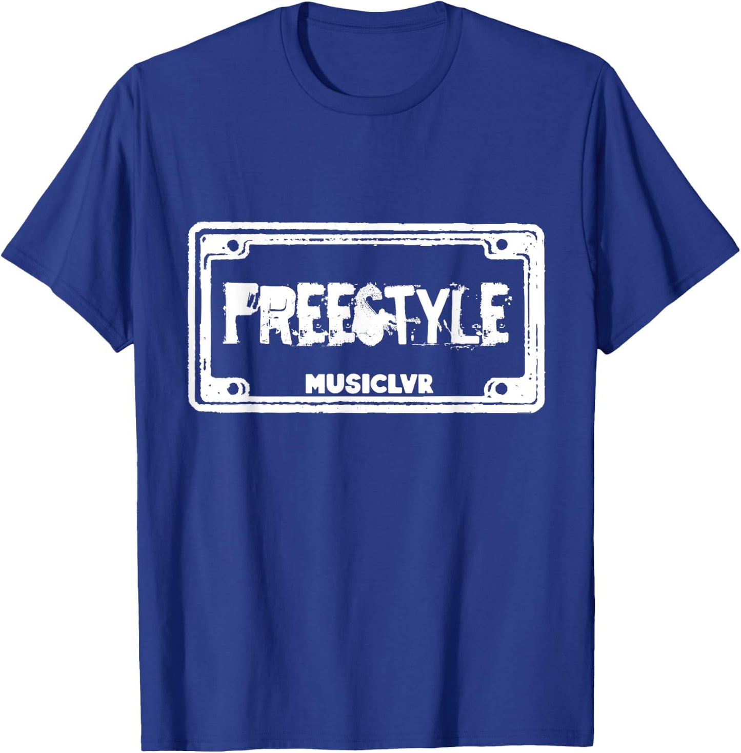 Freestyle Music Lover Vintage Inspired Distressed Grunge T-Shirt - T-Shirt | Royal