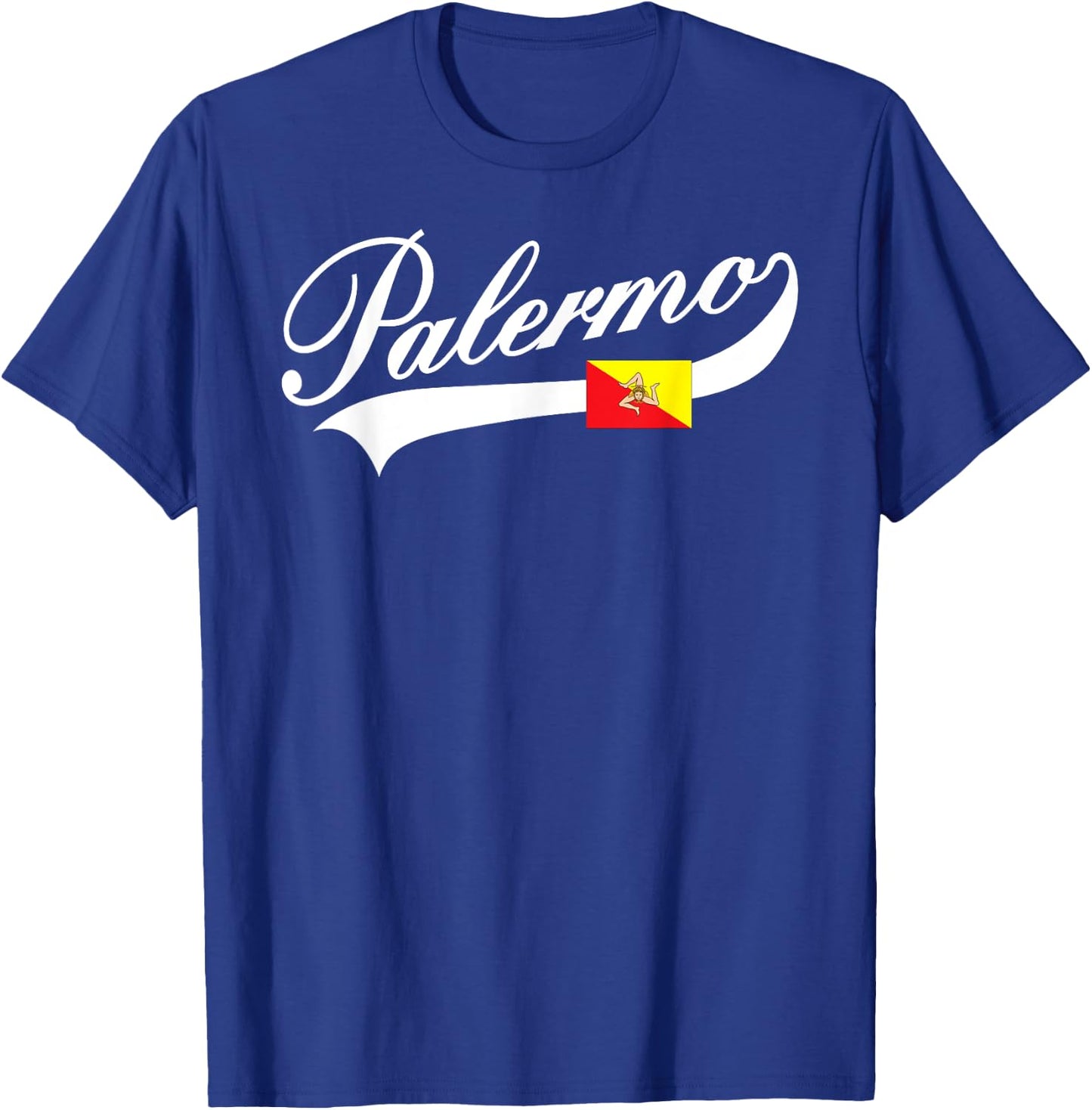 Palermo Sicily Flag Heritage T Shirt T-Shirt - T-Shirt | Royal