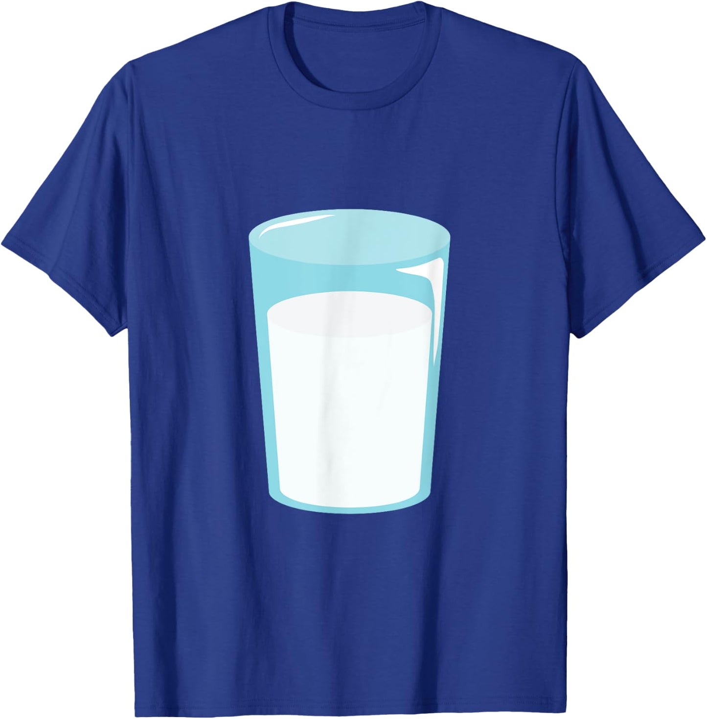 Glass of Milk Funny Halloween Couple Costume T-Shirt - T-Shirt | Royal
