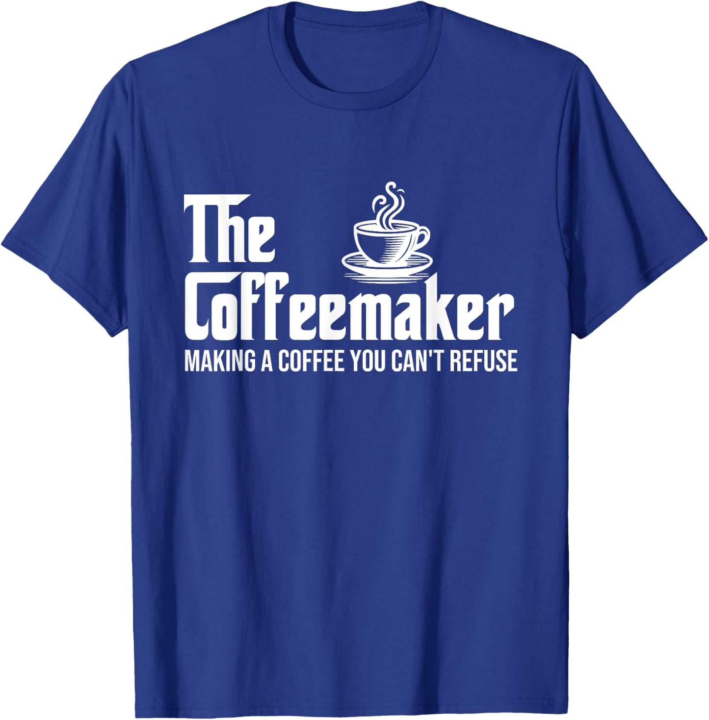 The Coffeemaker - Coffee Lover Caffeine Lover Breakfast T-Shirt - T-Shirt | Royal