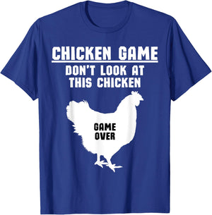 Fun Hilarious Chicken Game Meme- Farming Funny Chicken T-Shirt - T-Shirt | Royal